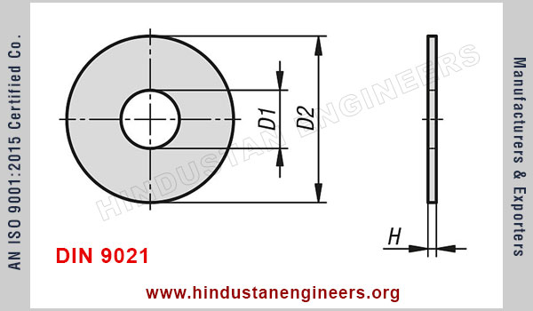 DIN 9021 Washers